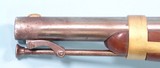 H. ASTON U.S. MODEL 1842 PERCUSSION .54 CAL. SINGLE SHOT CAVALRY PISTOL DATED 1851. - 6 of 9