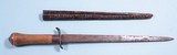AMERICAN POSSIBLY CONFEDERATE BAYONET-DIRK AND SCABBARD. - 2 of 3
