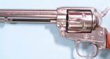 FACTORY CASED NICKEL COLT BUNTLINE SINGLE ACTION SCOUT .22 WIN MAG CIRCA 1965. - 4 of 8