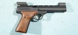 BROWNING BUCK MARK BUCKMARK  .22LR CAL. 5 1/2” HEAVY BARREL TARGET PISTOL IN ORIG. BOX W/ MANUAL MFG. 1989. - 3 of 6