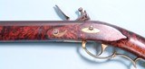 VERY FINE CONTEMPORARY VIRGINIA FLINTLOCK .45 CAL. LONGRIFLE BY D.A. VIENS OF WINCHESTER, VA. DATED 1997. - 4 of 12
