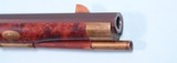 VERY FINE CONTEMPORARY VIRGINIA FLINTLOCK .45 CAL. LONGRIFLE BY D.A. VIENS OF WINCHESTER, VA. DATED 1997. - 12 of 12