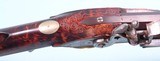 VERY FINE CONTEMPORARY VIRGINIA FLINTLOCK .45 CAL. LONGRIFLE BY D.A. VIENS OF WINCHESTER, VA. DATED 1997. - 7 of 12