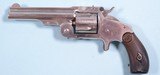 EXCELLENT SMITH & WESSON .38 S&W CAL. 4” BABY RUSSIAN REVOLVER CA. 1876. - 2 of 7