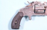 EXCELLENT SMITH & WESSON .38 S&W CAL. 4” BABY RUSSIAN REVOLVER CA. 1876. - 6 of 7