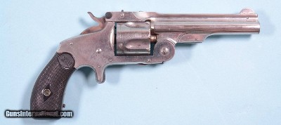 EXCELLENT SMITH & WESSON .38 S&W CAL. 4” BABY RUSSIAN REVOLVER CA. 1876.