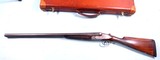 CASED VON LENGERKE & DETMOLD A. FRANCOTTE HAMMERLESS EJECTOR DBL 12GA. SIDE BY SIDE SHOTGUN. - 2 of 5