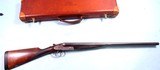 CASED VON LENGERKE & DETMOLD A. FRANCOTTE HAMMERLESS EJECTOR DBL 12GA. SIDE BY SIDE SHOTGUN. - 4 of 5