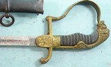 PRE-WW2 RARE THIRD REICH OFFICER’S ARMISTICE LION HEAD DRESS SWORD AND SCABBARD BY PAUL WEYERSBERG & CO. SOLINGEN. - 7 of 15