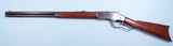 WINCHESTER MODEL 1873 2ND MOD SECOND MODEL .44-40 CAL. OCTAGON FULL MAGAZINE LEVER ACTION RIFLE CA. 1881. - 2 of 18