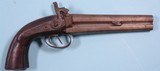 FRENCH PERCUSSION OVER/UNDER OCTAGON .45 CAL. BELT PISTOL FOR THE OTTOMAN TRADE CA. 1860’S-80’S. - 1 of 8