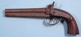 FRENCH PERCUSSION OVER/UNDER OCTAGON .45 CAL. BELT PISTOL FOR THE OTTOMAN TRADE CA. 1860’S-80’S. - 2 of 8