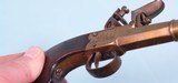 FRENCH BRASS CANNON BARREL FLINTLOCK BOXLOCK POCKET PISTOL CIRCA LATE 1700’S. - 4 of 8
