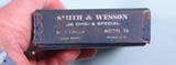 SMITH & WESSON MODEL 36 CHIEFS SPECIAL .38 SPL. CAL. 2” ROUND BUTT REVOLVER CA. 1967 IN ORIG. BLUE BOX - 6 of 12
