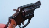 SMITH & WESSON MODEL 36 CHIEFS SPECIAL .38 SPL. CAL. 2” ROUND BUTT REVOLVER CA. 1967 IN ORIG. BLUE BOX - 7 of 12
