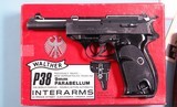 WALTHER INTERARMS P-1 P-38 P1 P38 9MM LUGER CAL. PISTOL W/ORIG. HOLSTER AND BOX & PAPERS. - 2 of 8