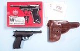 WALTHER INTERARMS P-1 P-38 P1 P38 9MM LUGER CAL. PISTOL W/ORIG. HOLSTER AND BOX & PAPERS. - 1 of 8