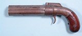 ALLEN & THURBER, WORCESTER BELT MODEL PERCUSSION PEPPERBOX PISTOL DATED 1845. - 1 of 7