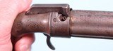 ALLEN & THURBER, WORCESTER BELT MODEL PERCUSSION PEPPERBOX PISTOL DATED 1845. - 7 of 7