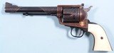 KURT JAEGER ENGRAVED GOLD INLAID EARLY PRODUCTION OLD MODEL RUGER SUPER BLACKHAWK OR BLACK HAWK .44 MAG. REVOLVER CIRCA 1962. - 1 of 12