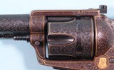 KURT JAEGER ENGRAVED GOLD INLAID EARLY PRODUCTION OLD MODEL RUGER SUPER BLACKHAWK OR BLACK HAWK .44 MAG. REVOLVER CIRCA 1962. - 5 of 12