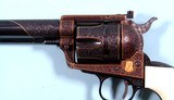 KURT JAEGER ENGRAVED GOLD INLAID EARLY PRODUCTION OLD MODEL RUGER SUPER BLACKHAWK OR BLACK HAWK .44 MAG. REVOLVER CIRCA 1962. - 4 of 12