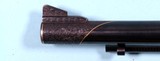 KURT JAEGER ENGRAVED GOLD INLAID EARLY PRODUCTION OLD MODEL RUGER SUPER BLACKHAWK OR BLACK HAWK .44 MAG. REVOLVER CIRCA 1962. - 6 of 12