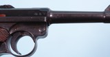 WWII WW2 GERMAN MAUSER CODE 42 1940 DATE LUGER 9MM SEMI-AUTO PISTOL - 4 of 10