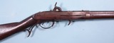 CONFEDERATE USED HARPERS FERRY HALL MODEL 1819 PERCUSSION CONVERSION BREECH LOADING RIFLE DATED 1834. - 3 of 7