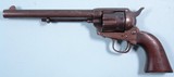 ORIGINAL APACHE WARS (1881-1886) COLT U.S. 1873 SAA CAVALRY .45 COLT CAL. SINGLE ACTION REVOLVER YEAR OF MANUFACTURE 1882. - 1 of 15
