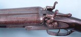 EARLY FACTORY ENGRAVED COLT MODEL 1878 HAMMER SIDE X SIDE 12 GAUGE 30” DAMASCUS SHOTGUN CIRCA 1879. - 9 of 19