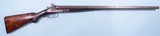 EARLY FACTORY ENGRAVED COLT MODEL 1878 HAMMER SIDE X SIDE 12 GAUGE 30” DAMASCUS SHOTGUN CIRCA 1879. - 1 of 19