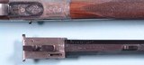 RARE J. PURDEY & SONS SINGLE SHOT .22 HORNET / 20 GAUGE 2 1/2” TWO BARREL SHOTGUN RIFLE SET. - 4 of 13