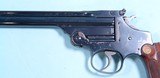 SMITH & WESSON THIRD MODEL SINGLE SHOT .22LR 10” TARGET PISTOL CIRCA 1911. - 4 of 9