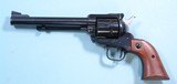OLD MODEL RUGER BLACKHAWK .357 MAG. 6 1/2” REVOLVER VERY NEAR NEW IN ORIG. BOX MFG. IN 1967. LOOKS NEW AND UNUSED. - 3 of 8