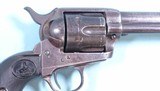 ORIGINAL COLT FIRST GENERATION .32 W.C.F. SAA SINGLE ACTION 4 3/4” REVOLVER MFG. 1905. - 3 of 7