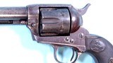 ORIGINAL COLT FIRST GENERATION .32 W.C.F. SAA SINGLE ACTION 4 3/4” REVOLVER MFG. 1905. - 4 of 7