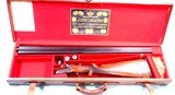 EXCEPTIONAL CASED JOSEPH LANG & SON, LONDON 12 GAUGE EJECTOR FACTORY SINGLE TRIGGER NEW CENTURY SIDE X SIDE SHOTGUN CIRCA 1904. - 19 of 21