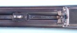EXCEPTIONAL CASED JOSEPH LANG & SON, LONDON 12 GAUGE EJECTOR FACTORY SINGLE TRIGGER NEW CENTURY SIDE X SIDE SHOTGUN CIRCA 1904. - 14 of 21