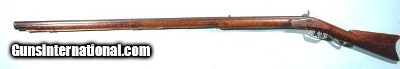 VERY FINE TENNESSEE PENNSYLVANIA OR KENTUCKY STYLE PERCUSSION LONG RIFLE SIGNED S. SHAW CIRCA 1850’S. - Image 3 of 13