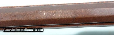 VERY FINE TENNESSEE PENNSYLVANIA OR KENTUCKY STYLE PERCUSSION LONG RIFLE SIGNED S. SHAW CIRCA 1850’S. - Image 9 of 13