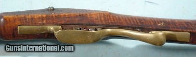 VERY FINE TENNESSEE PENNSYLVANIA OR KENTUCKY STYLE PERCUSSION LONG RIFLE SIGNED S. SHAW CIRCA 1850’S. - Image 11 of 13