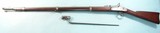 RARE AND EXCEPTIONAL INDIAN WARS SPRINGFIELD U.S. MODEL 1865 1ST ALLIN CONVERSION TRAPDOOR RIFLE W/ BAYONET. - 2 of 13