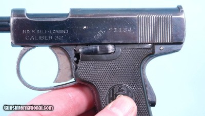 HARRINGTON & RICHARDSON SELF LOADING .32 ACP CAL. SEMI-AUTOMAC PISTOL CIRCA 1920’S. - Image 4 of 6