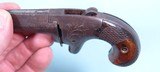SCARCE COLT NO. 2 SINGLE SHOT .41 RIMFIRE CAL. DERINGER OR DERRINGER PISTOL CIRCA 1870’S. - 6 of 6
