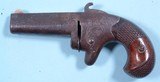 SCARCE COLT NO. 2 SINGLE SHOT .41 RIMFIRE CAL. DERINGER OR DERRINGER PISTOL CIRCA 1870’S. - 1 of 6