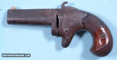 SCARCE COLT NO. 2 SINGLE SHOT .41 RIMFIRE CAL. DERINGER OR DERRINGER PISTOL CIRCA 1870’S.
