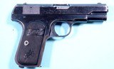 COLT MODEL 1903 HAMMERLESS .32 ACP CAL. POCKET PISTOL CIRCA 1921. - 2 of 8