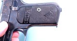 COLT MODEL 1903 HAMMERLESS .32 ACP CAL. POCKET PISTOL CIRCA 1921. - 7 of 8