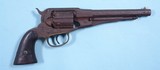 RARE CIVIL WAR REMINGTON RIDER DOUBLE ACTION FLUTED CYLINDER PERCUSSION .36 CAL. NEW MODEL BELT REVOLVER CA. 1863. - 2 of 9